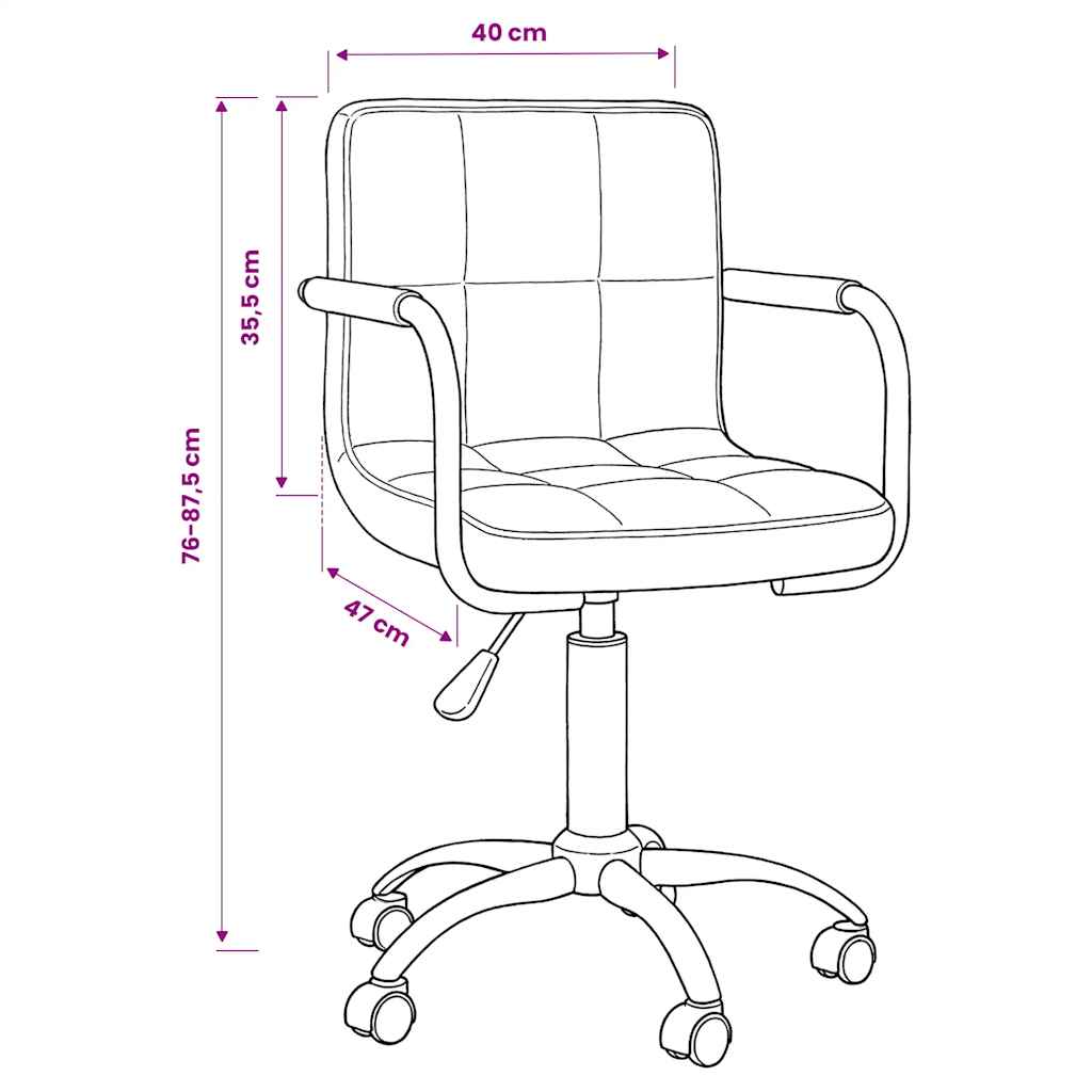 Chaises pivotantes à manger lot de 6 gris clair velours - XIOS