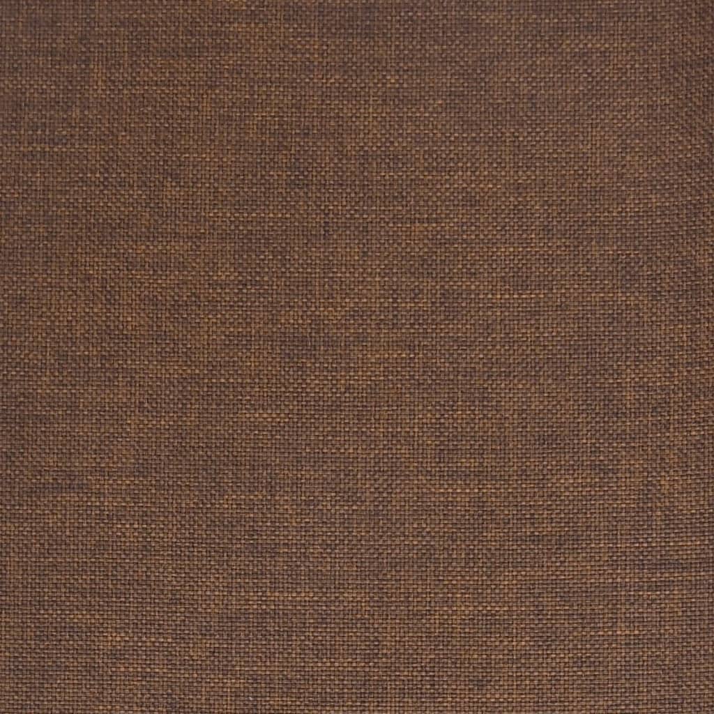 Chaise pivotante de salle à manger Marron Tissu - XIOS