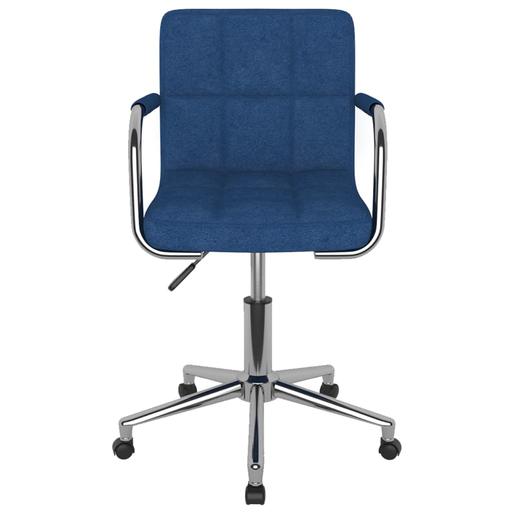 Chaise pivotante de salle à manger Bleu Tissu - XIOS