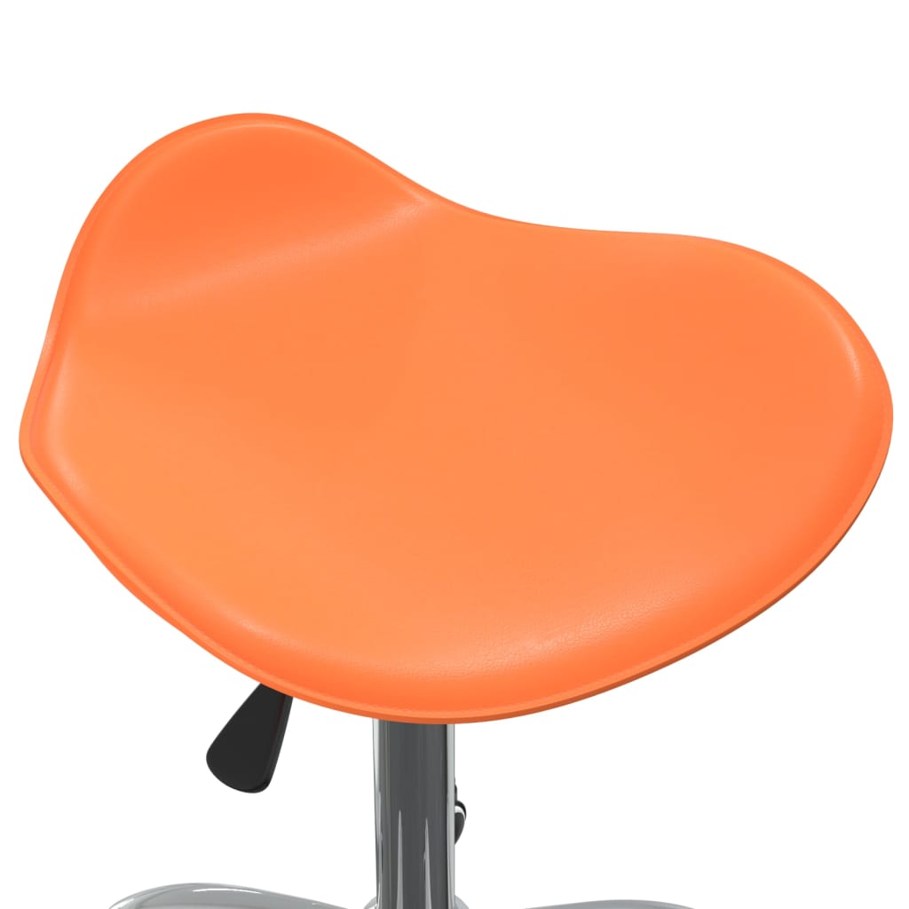Chaise de bureau Orange Similicuir - XIOS