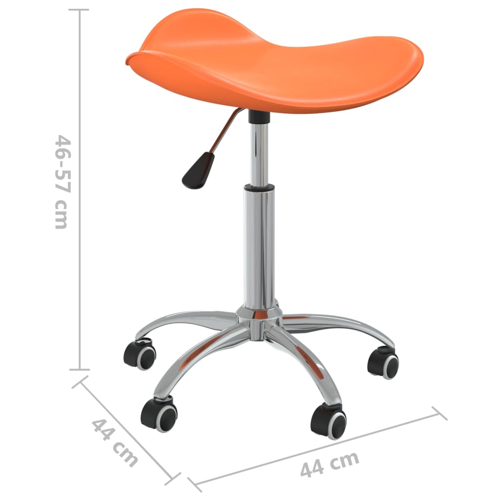 Chaise de bureau Orange Similicuir - XIOS