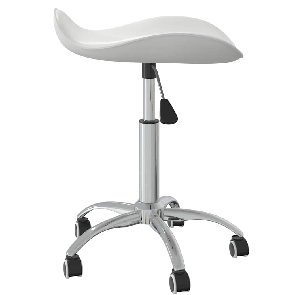 Chaise pivotante de salle à manger Blanc Similicuir - XIOS