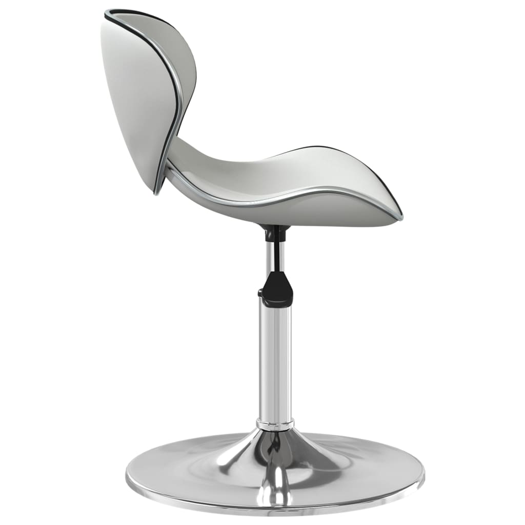 Chaise de salle à manger Blanc Similicuir - XIOS