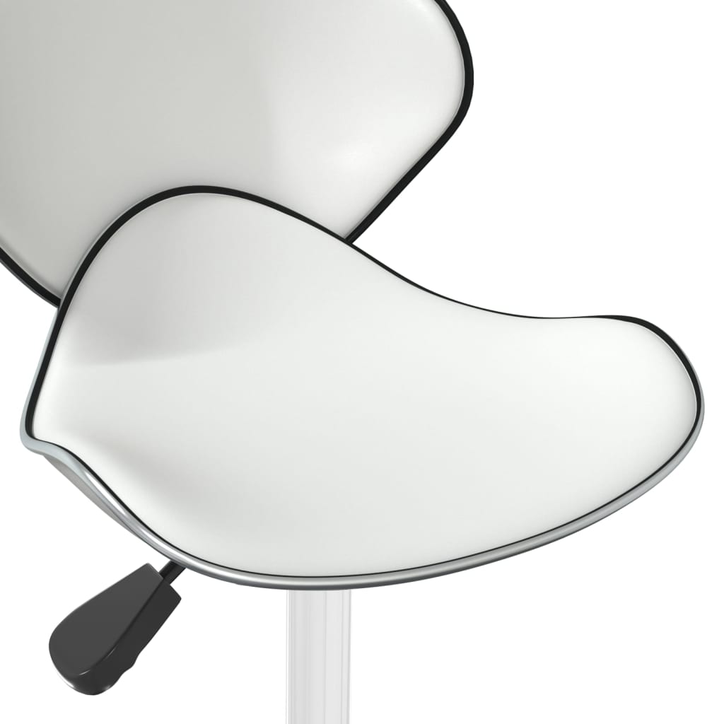 Chaise de salle à manger Blanc Similicuir - XIOS