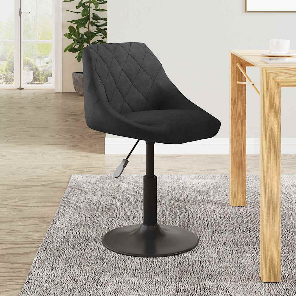 Chaise de salle à manger Noir Velours - XIOS
