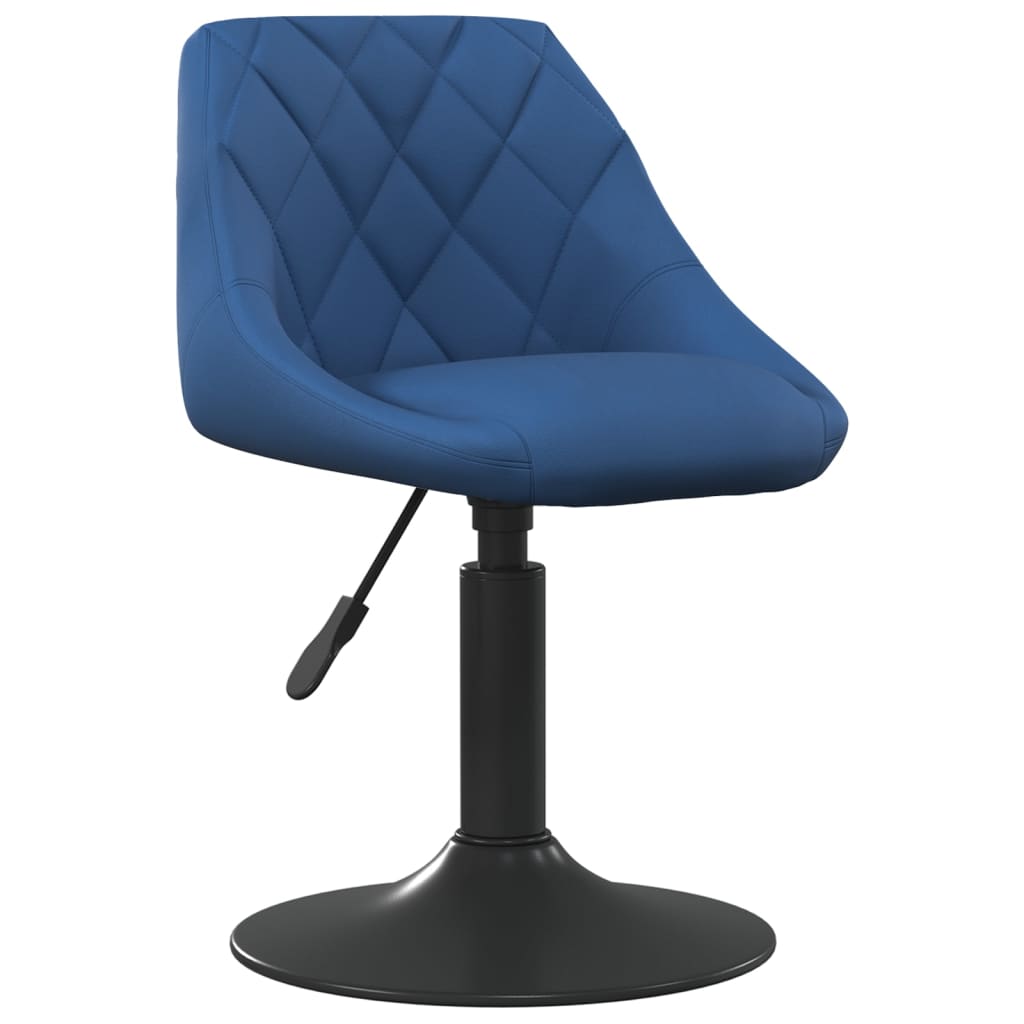 Chaise de salle à manger Bleu Velours Chaises de cuisine vidaXL