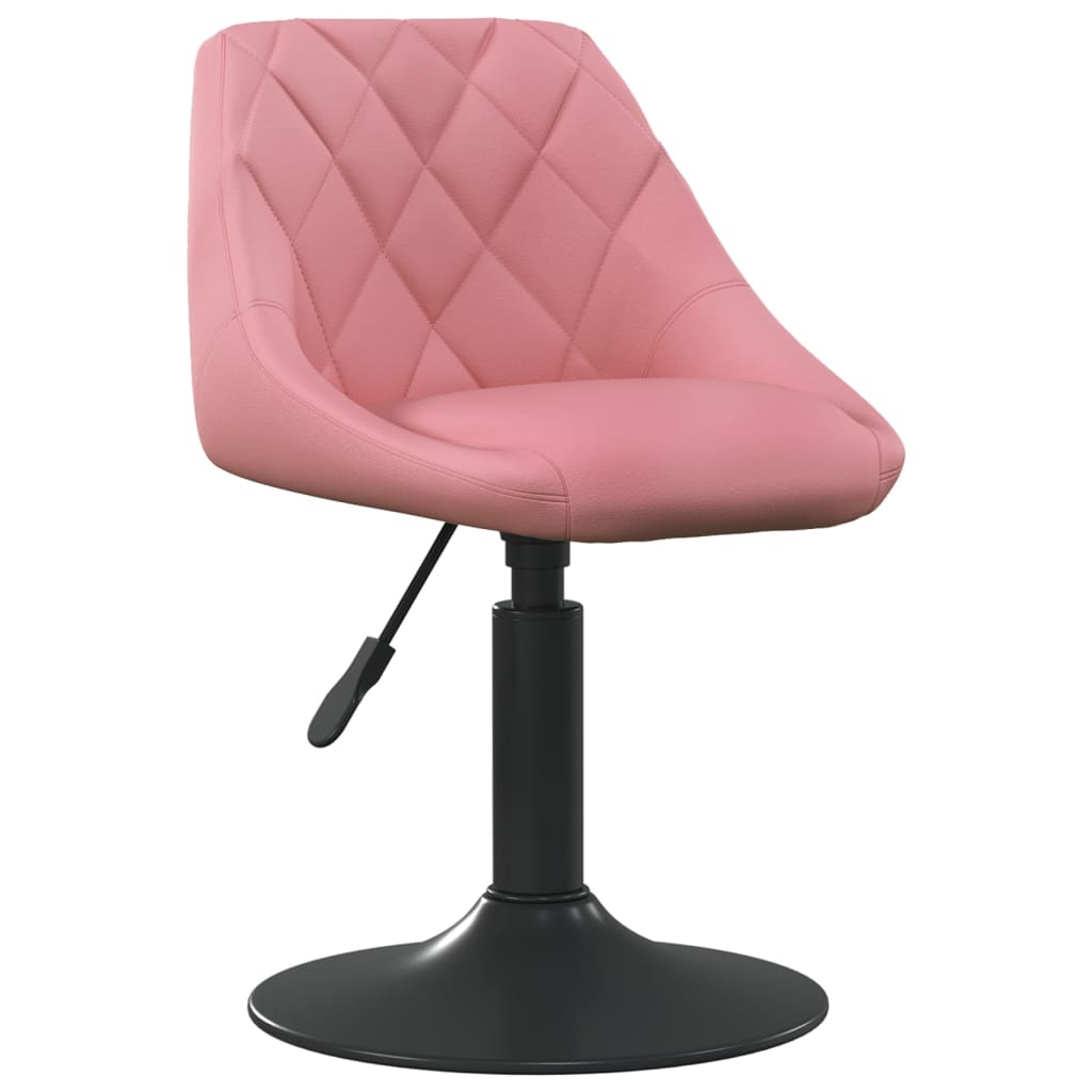 Chaise de salle à manger Rose Velours Chaises de cuisine vidaXL