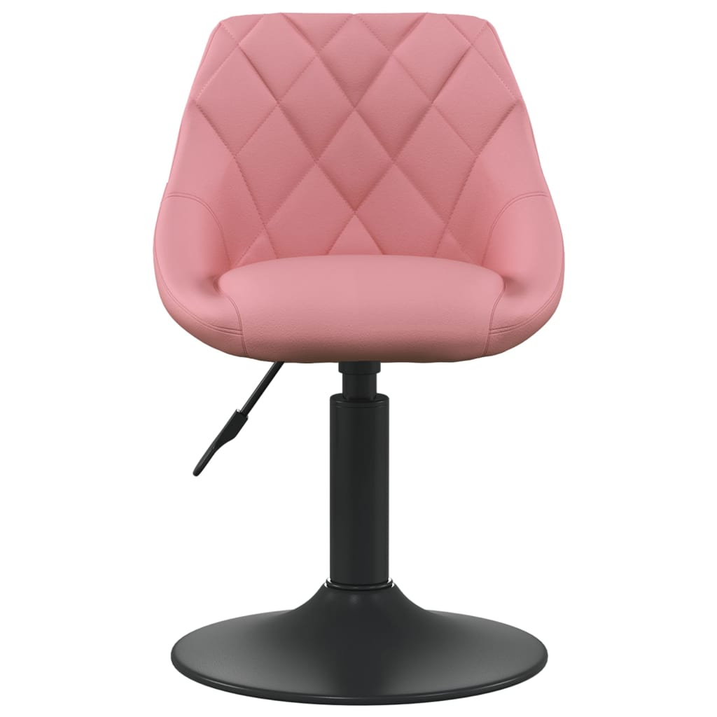 Chaise de salle à manger Rose Velours Chaises de cuisine vidaXL
