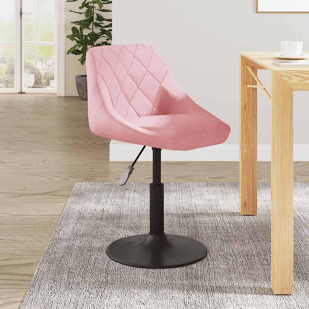 Chaise de salle à manger Rose Velours - XIOS