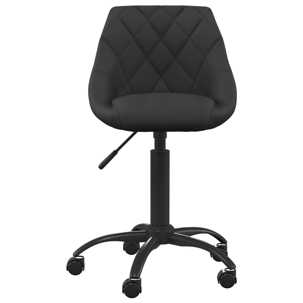 Chaise de bureau Noir Velours - XIOS