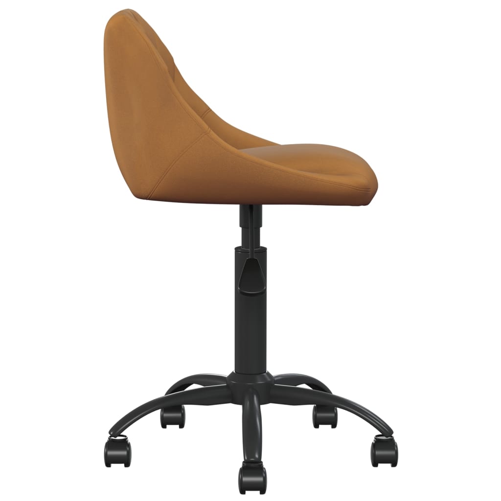 Chaise de bureau Marron Velours - XIOS