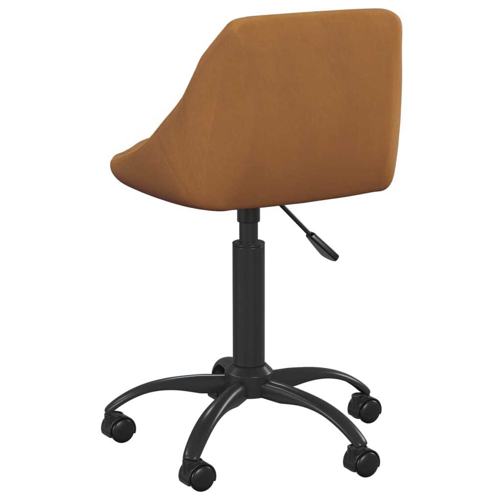 Chaise de bureau Marron Velours - XIOS