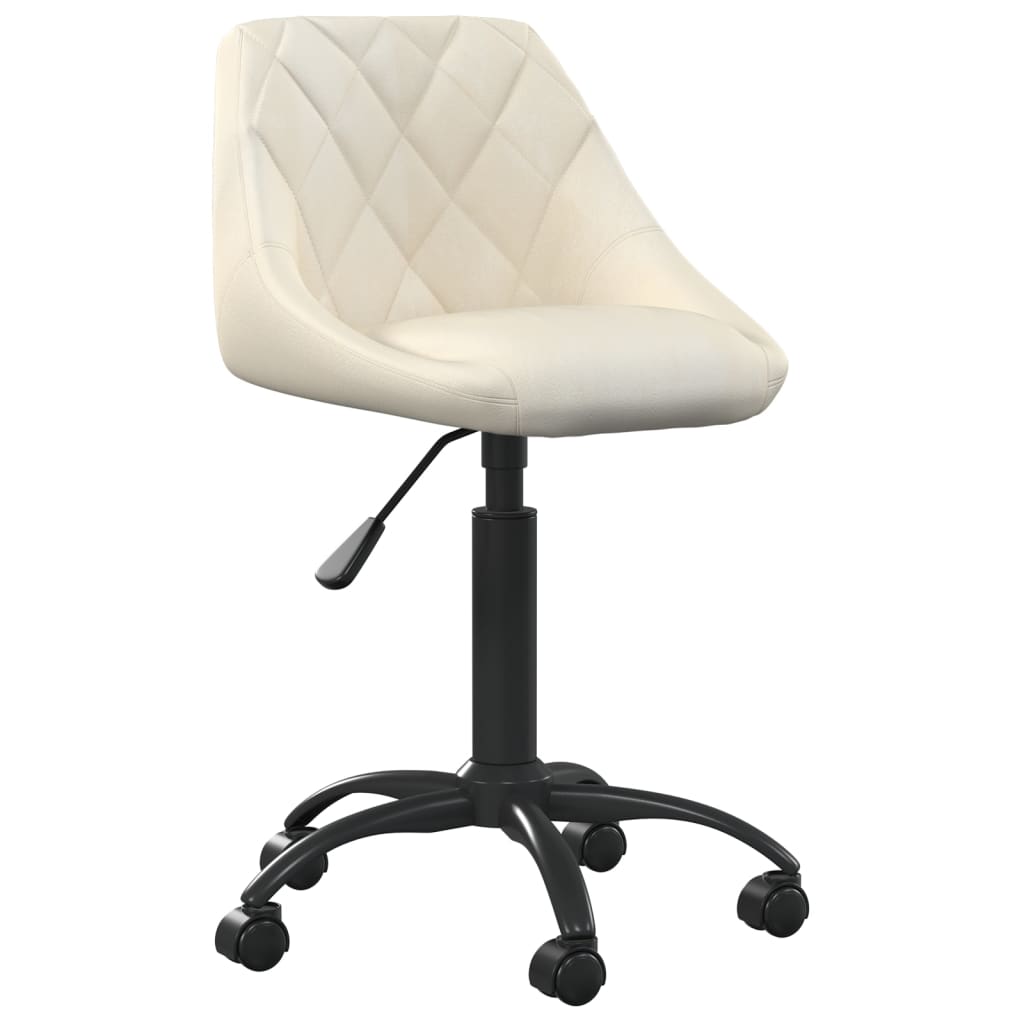 Chaise de bureau Crème Velours - XIOS