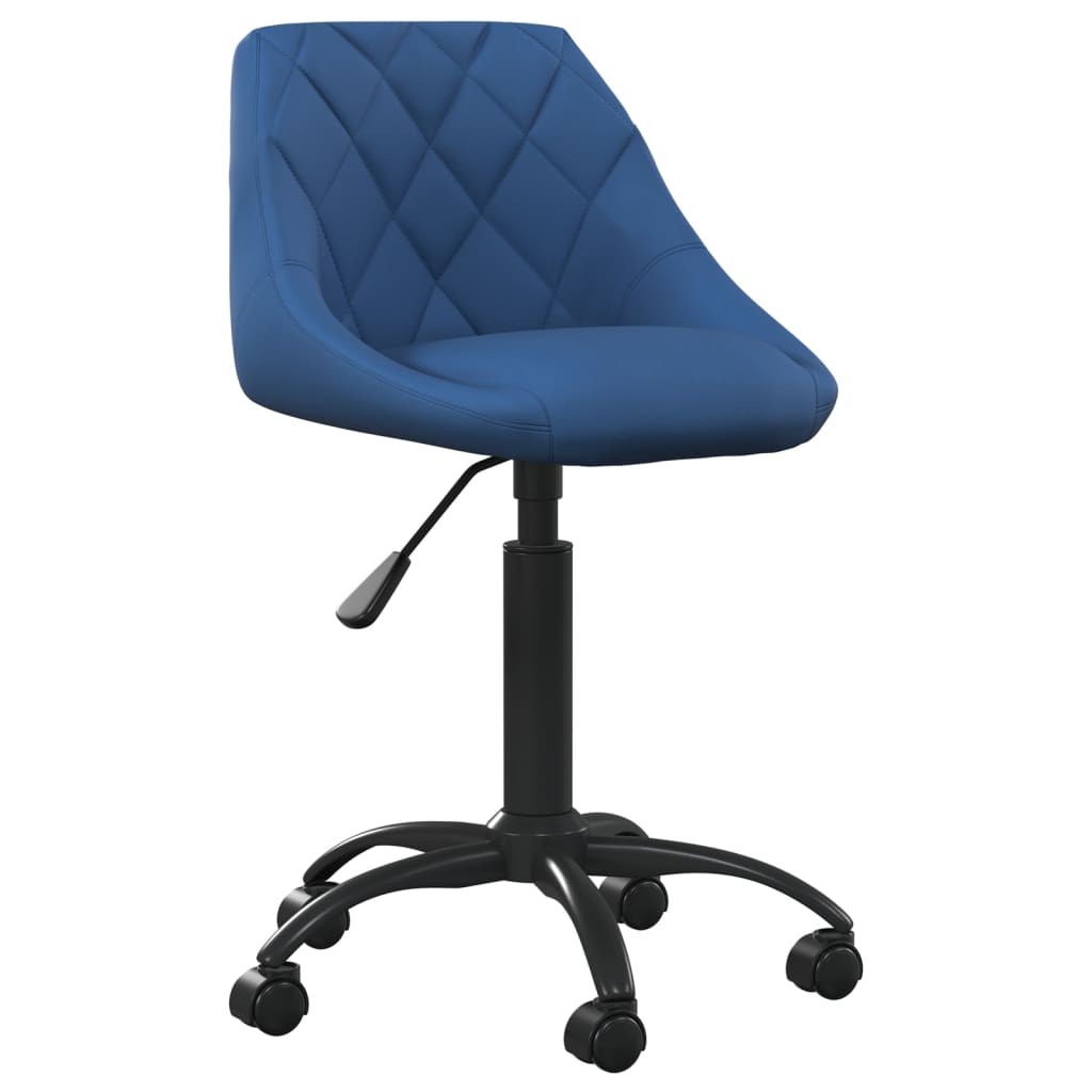 Chaise de bureau Bleu Velours - XIOS