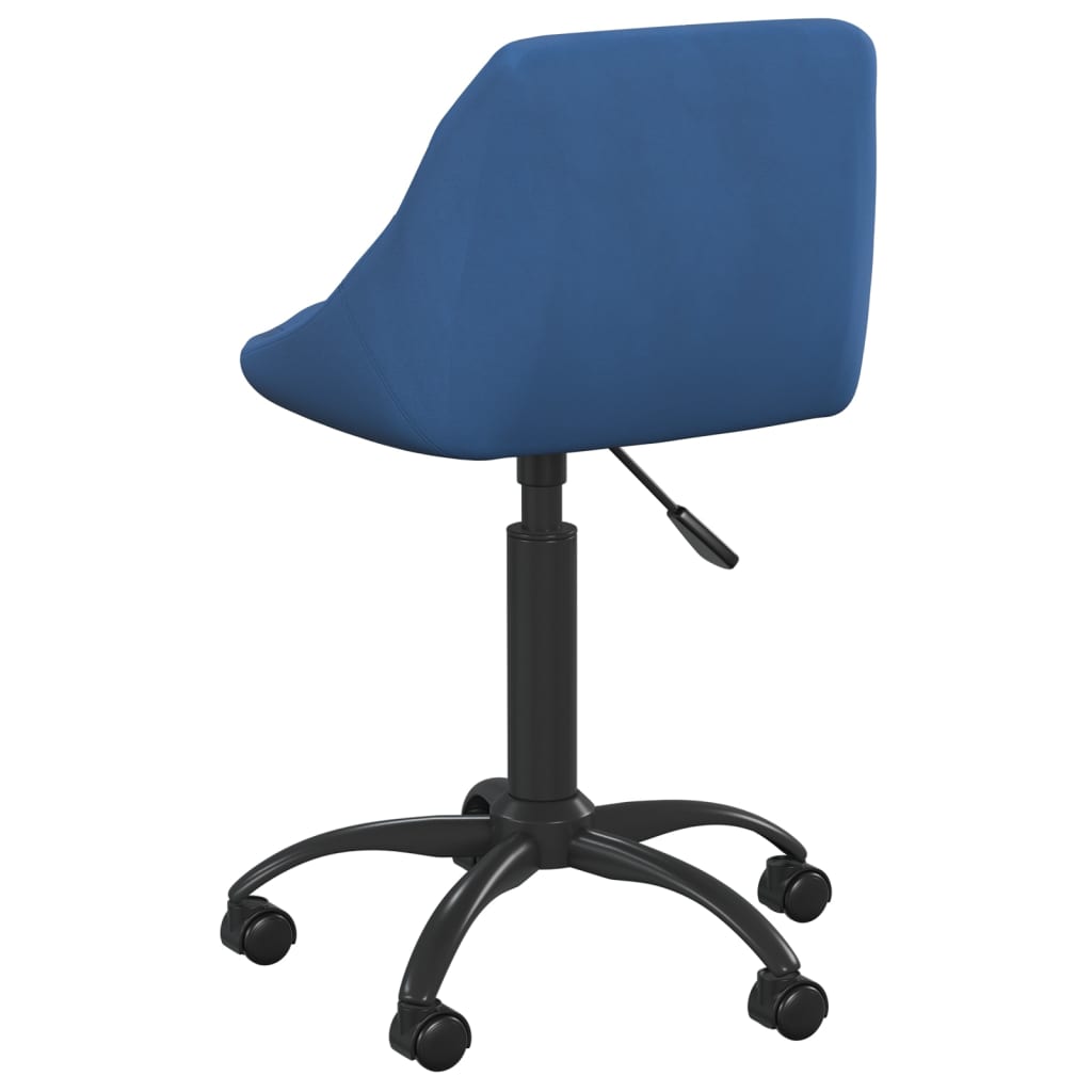 Chaise de bureau Bleu Velours - XIOS