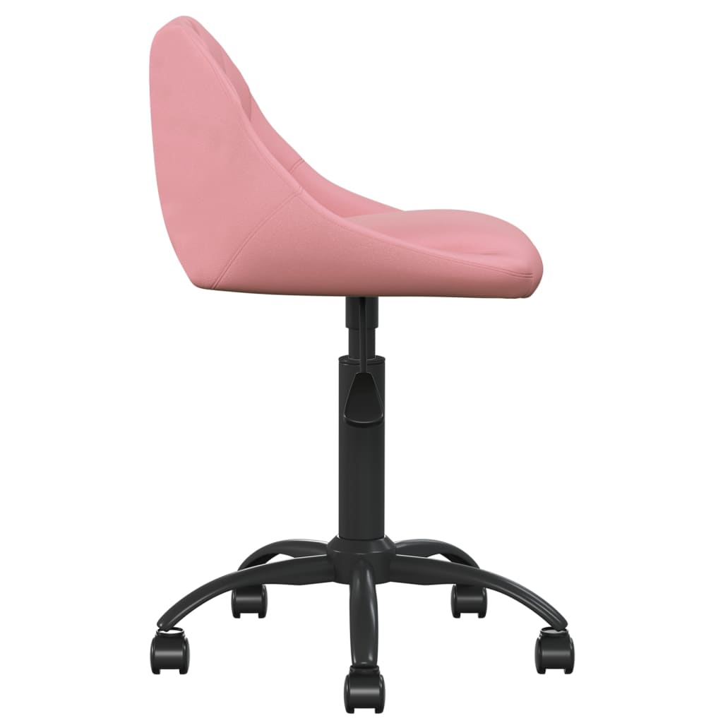 Chaise de bureau Rose Velours - XIOS