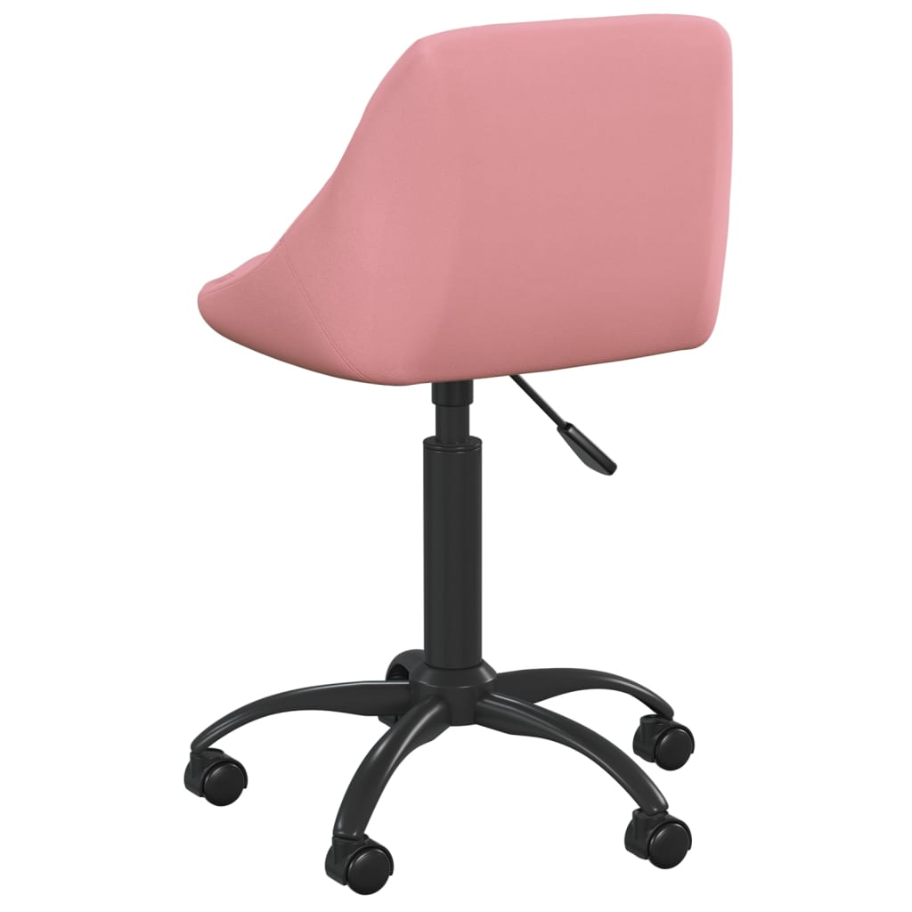 Chaise de bureau Rose Velours - XIOS