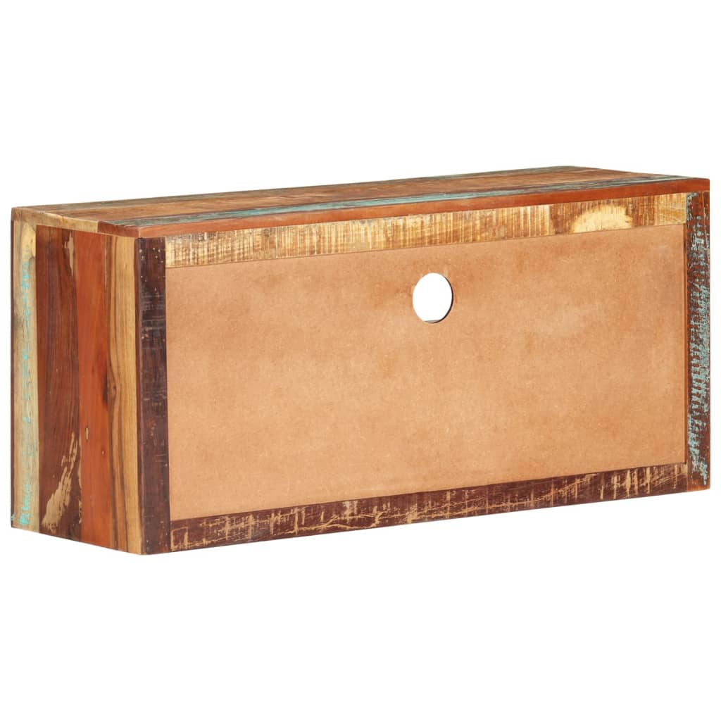 Meuble TV 88x30x40 cm Bois massif de récupération - XIOS