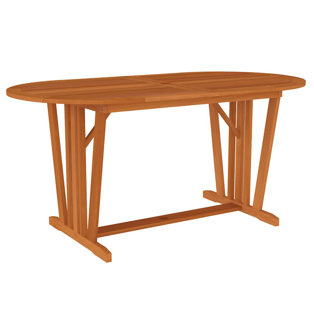 Ensemble à manger de jardin 5 pcs Bois d'eucalyptus massif