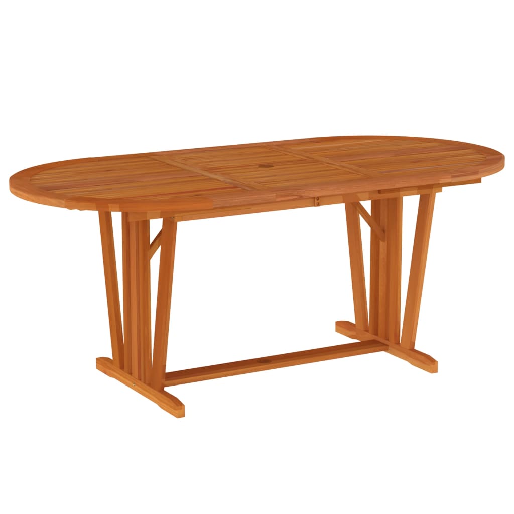 Ensemble à manger de jardin 5 pcs Bois d'eucalyptus massif