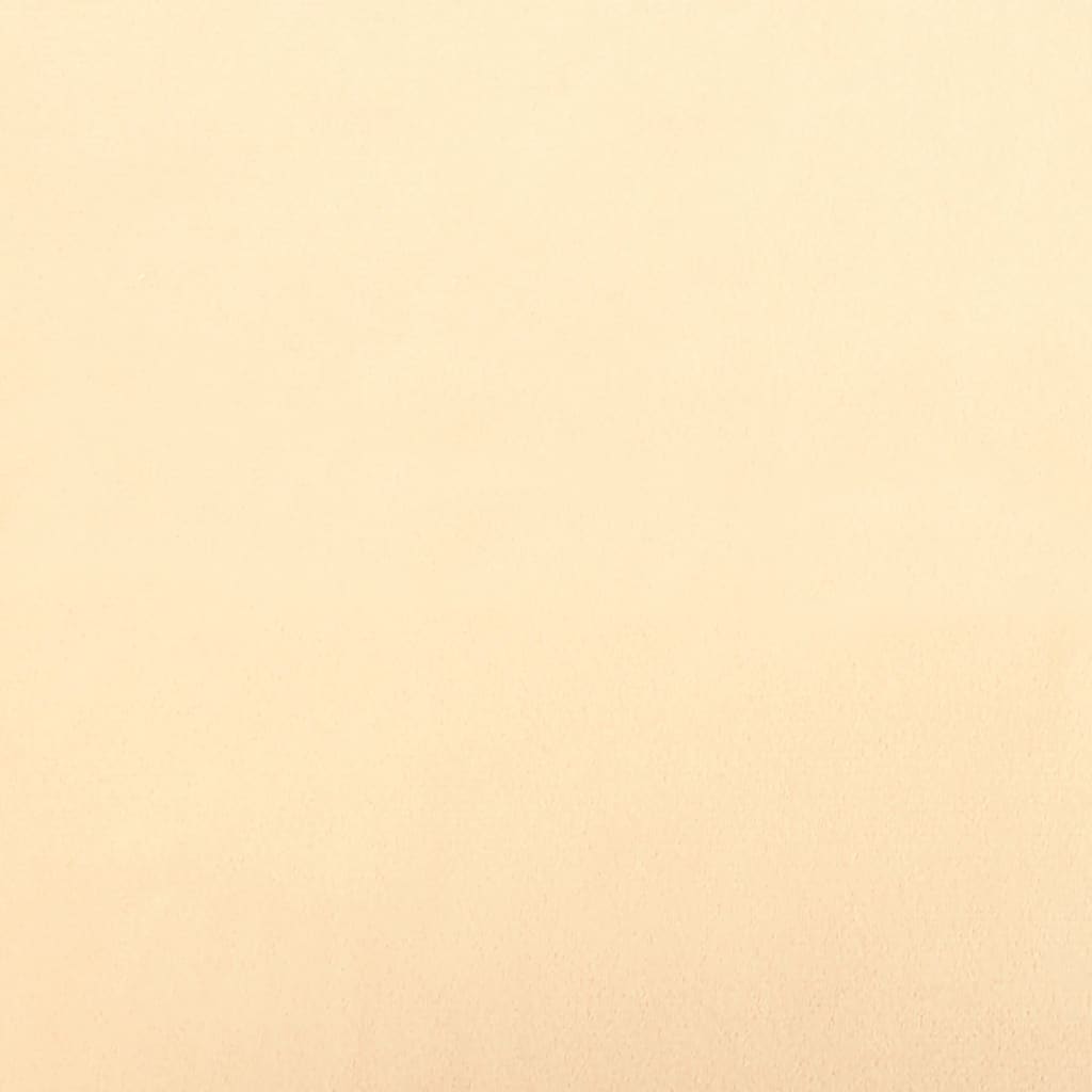 Tabouret de rangement rond Abricot Velours 31 x 37 cm - XIOS