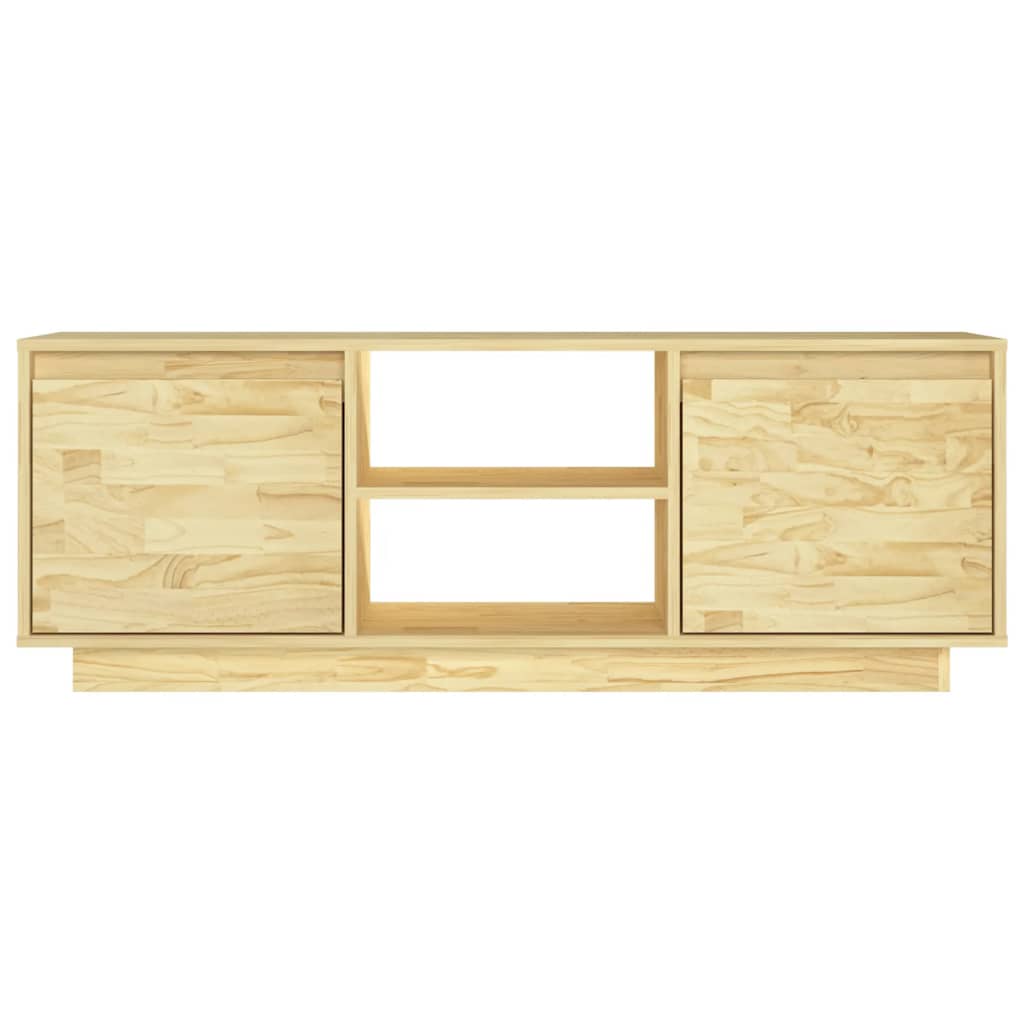Meuble TV 110x30x40 cm bois de pin massif - XIOS