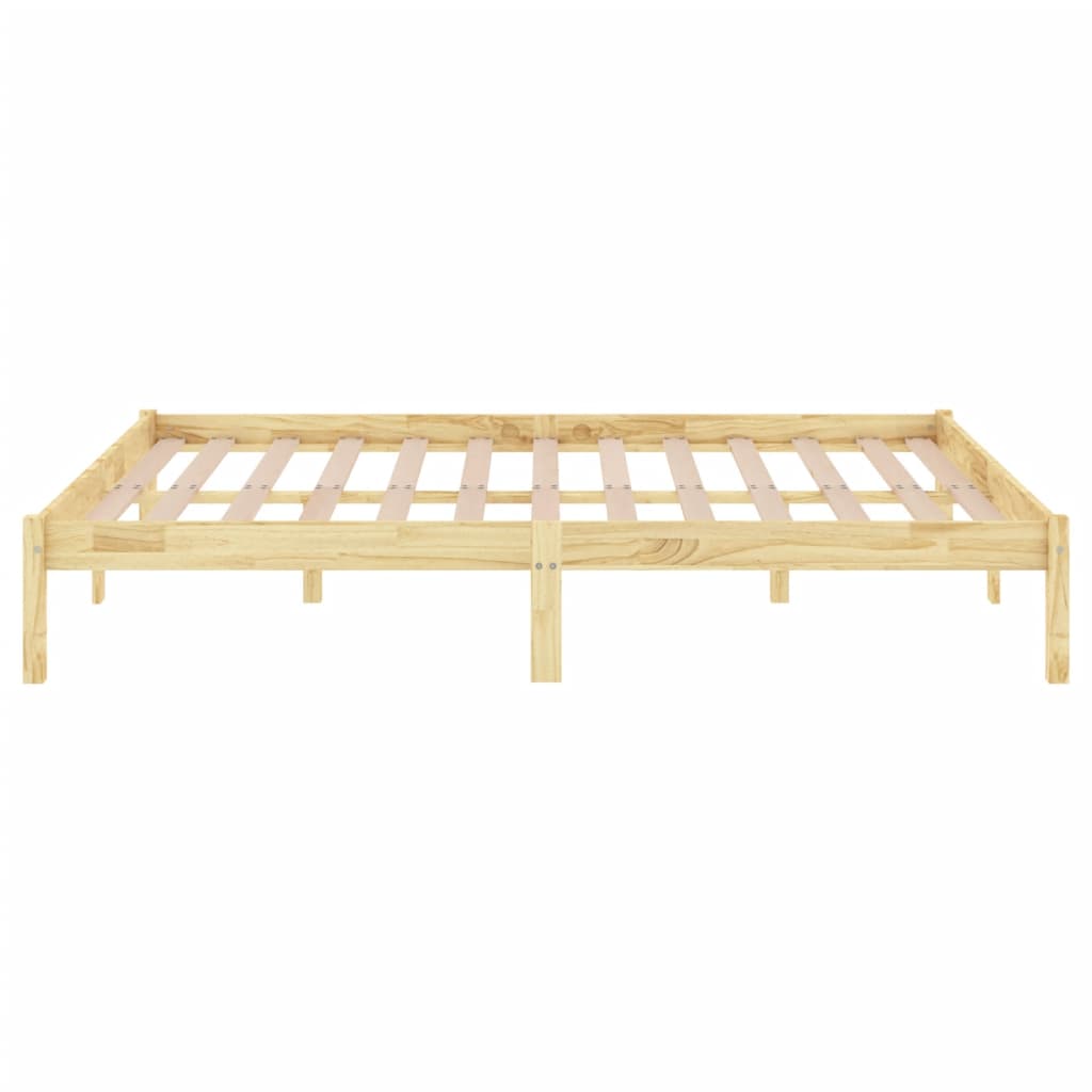 Cadre de lit sans matelas bois massif 200x200 cm - XIOS