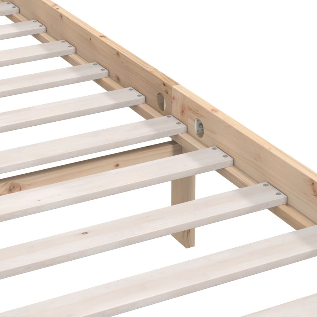 Cadre de lit sans matelas bois massif 120x200 cm - XIOS
