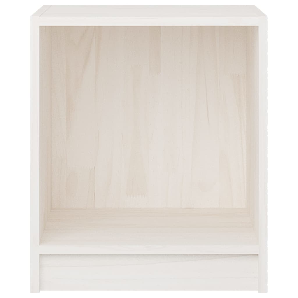 Tables de chevet 2 pcs Blanc 35,5x33,5x41,5 cm Pin massif - XIOS