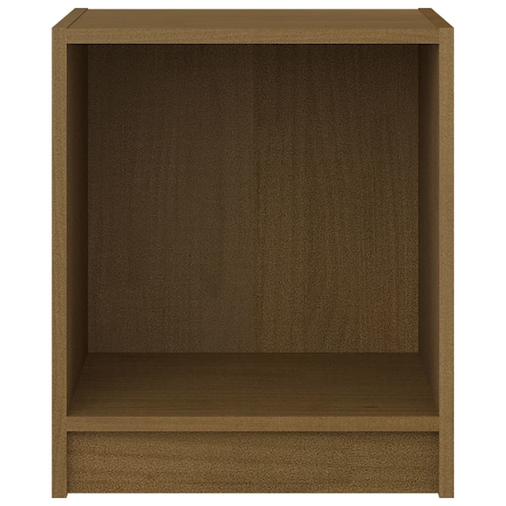 Tables de chevet 2 pcs Marron miel 35,5x33,5x41,5 cm Pin massif - XIOS