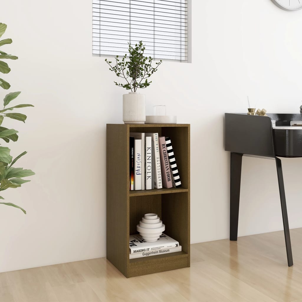 Armoire d'appoint Marron miel 35,5x33,5x76cm Bois de pin massif - XIOS