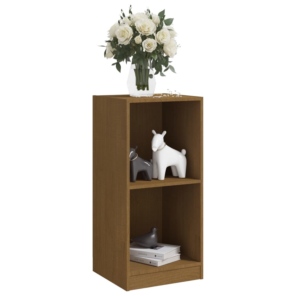 Armoire d'appoint Marron miel 35,5x33,5x76cm Bois de pin massif - XIOS