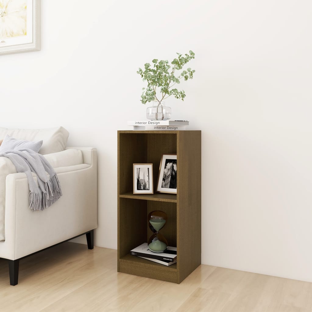 Armoire d'appoint Marron miel 35,5x33,5x76cm Bois de pin massif - XIOS