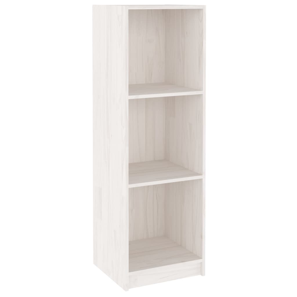 Bibliothèque/Séparateur de pièce Blanc 36x33x110 cm Pin massif - XIOS