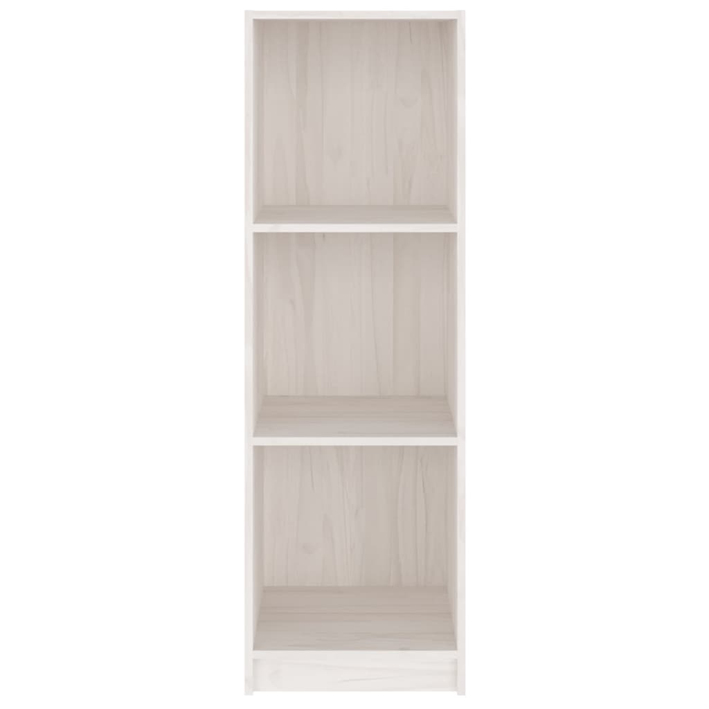 Bibliothèque/Séparateur de pièce Blanc 36x33x110 cm Pin massif - XIOS