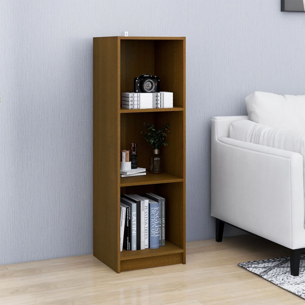 Bibliothèque/Séparateur de pièce Marron miel Bois de pin massif - XIOS