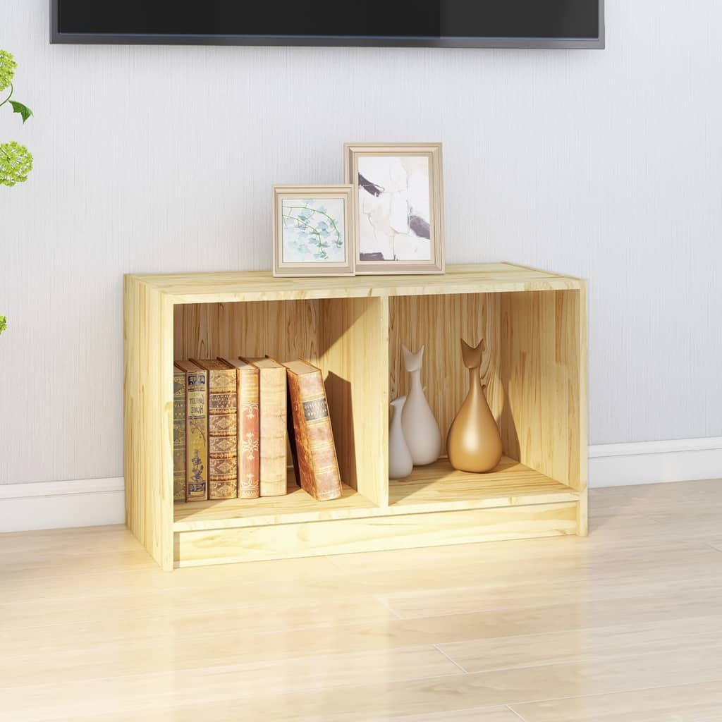 Meuble TV 70x33x42 cm bois de pin massif - XIOS