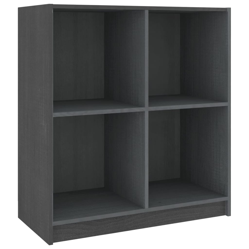 Buffet Gris 70x33x76 cm Bois massif de pin - XIOS