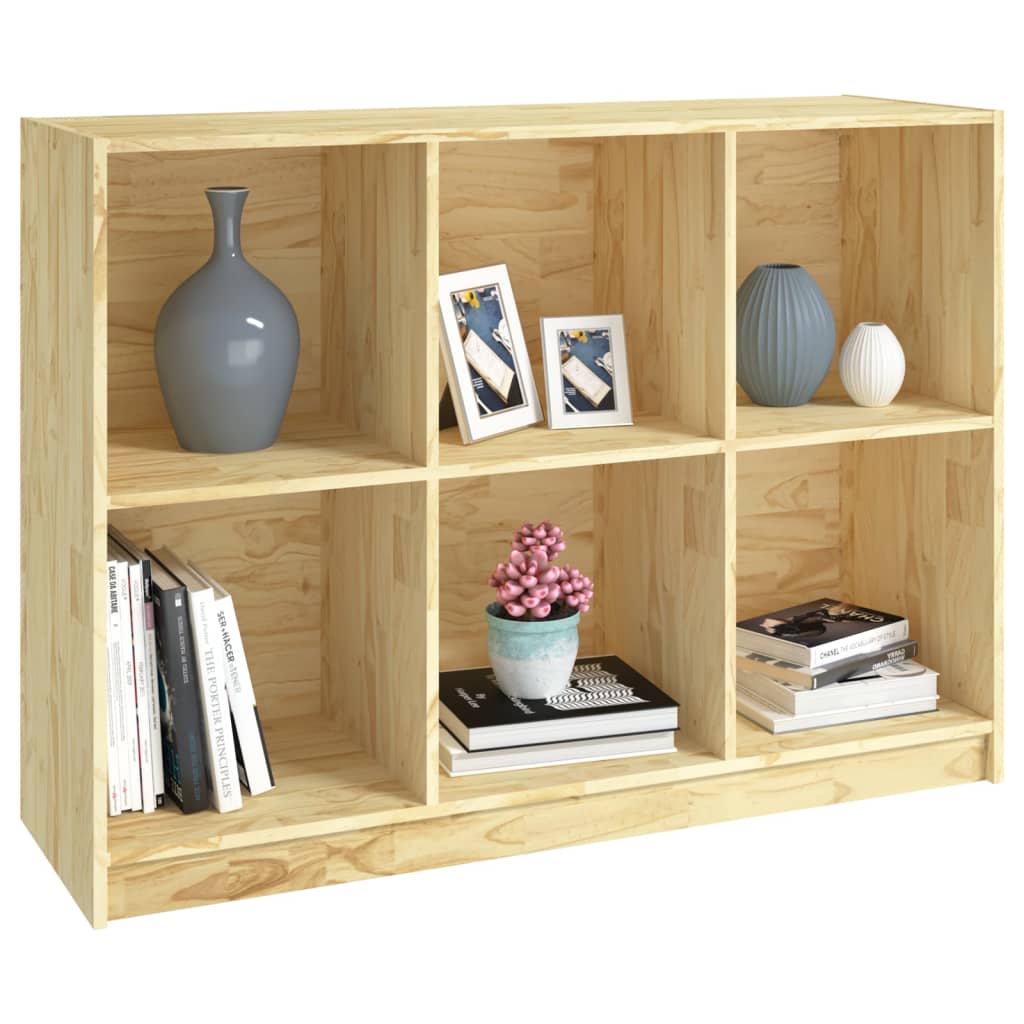 Bibliothèque 104x33x76 cm bois de pin massif - XIOS