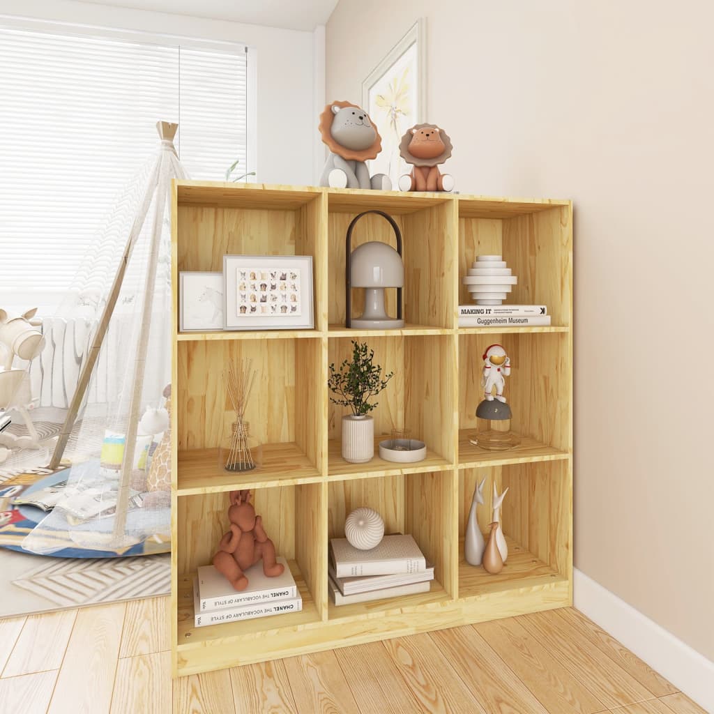 Bibliothèque/Séparateur de pièce 104x33,5x110 cm pin massif - XIOS