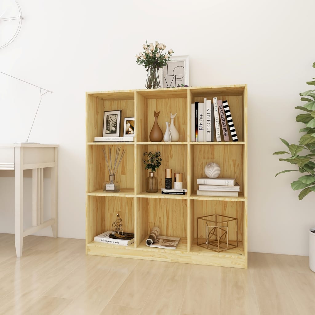 Bibliothèque/Séparateur de pièce 104x33,5x110 cm pin massif - XIOS