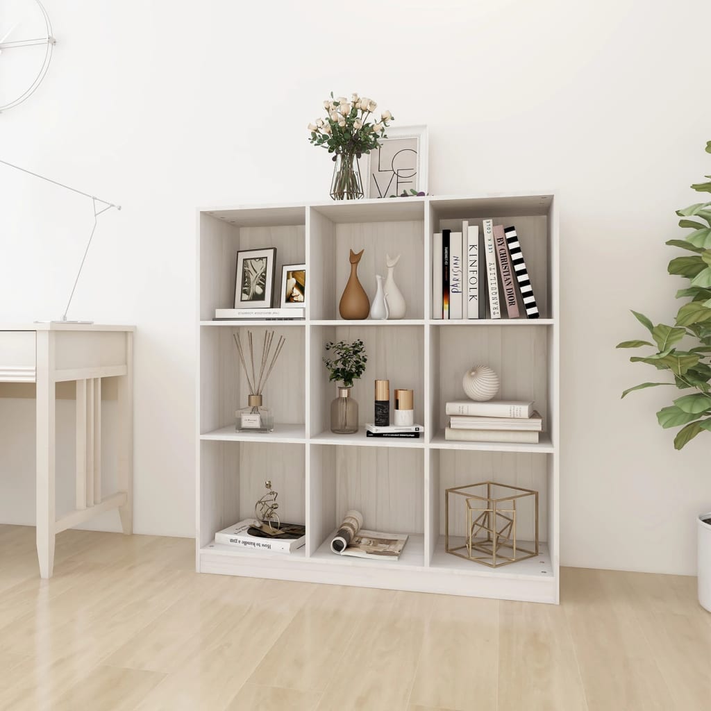 Bibliothèque/Séparateur de pièce 104x33,5x110 cm pin massif - XIOS