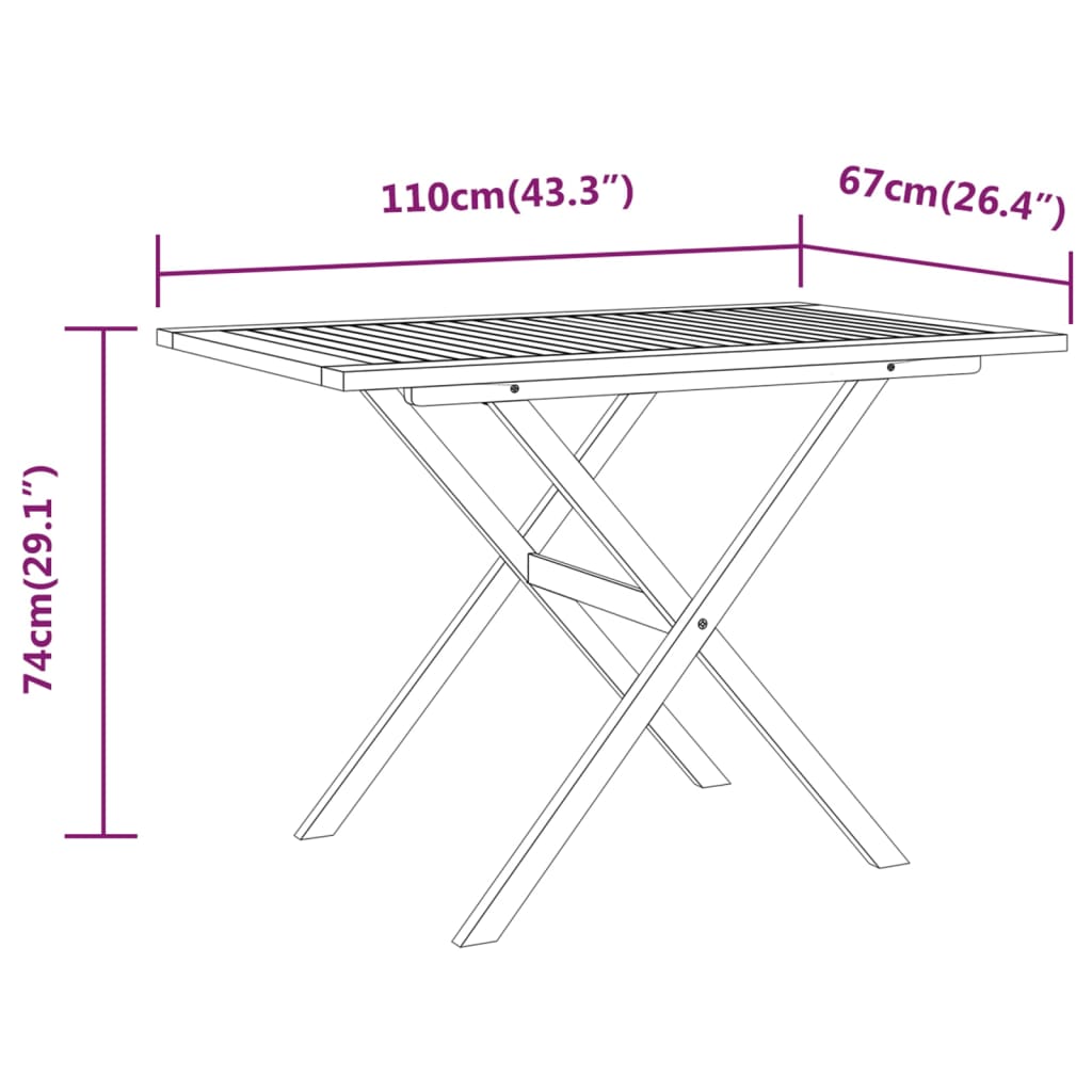 Ensemble à manger de jardin et coussins 3 pcs Marron
