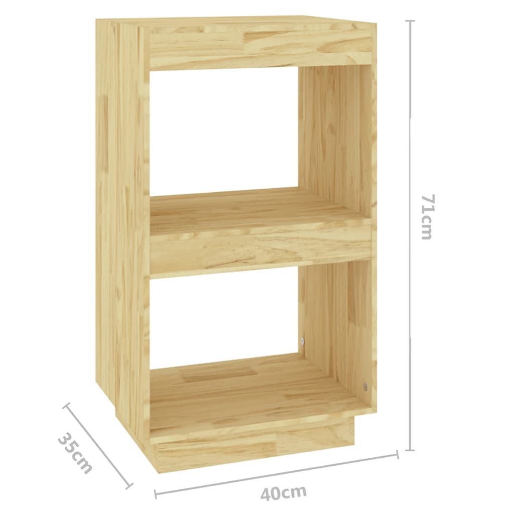 Bibliothèque 40x35x71 cm bois de pin massif - XIOS