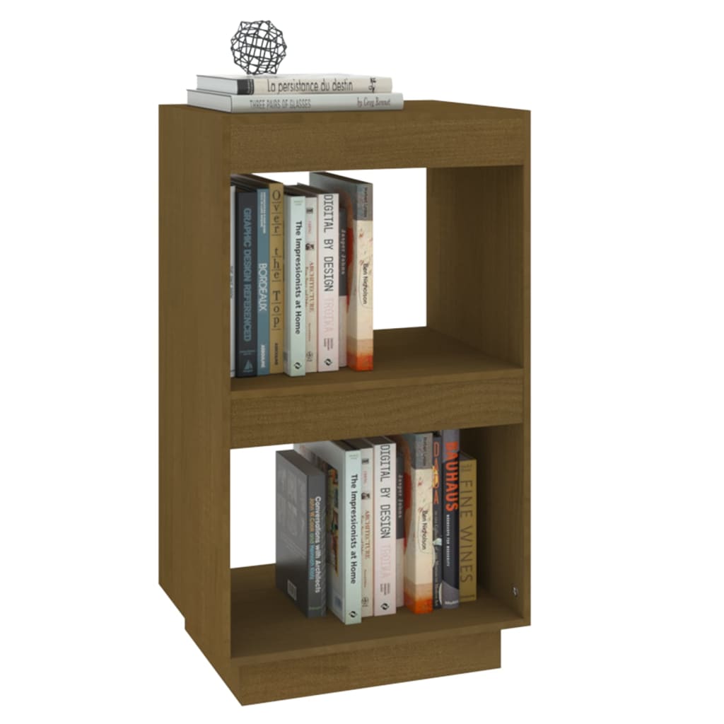 Bibliothèque Marron miel 40x35x71 cm Bois de pin massif - XIOS