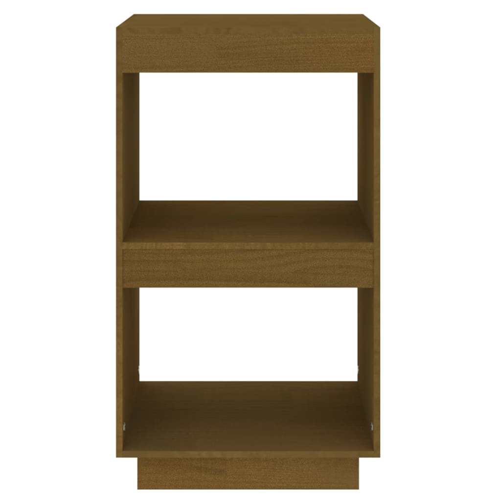 Bibliothèque Marron miel 40x35x71 cm Bois de pin massif - XIOS
