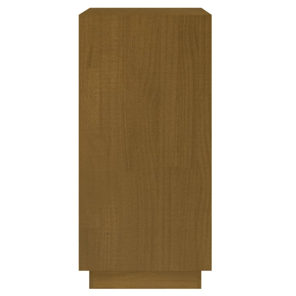 Bibliothèque Marron miel 40x35x71 cm Bois de pin massif - XIOS
