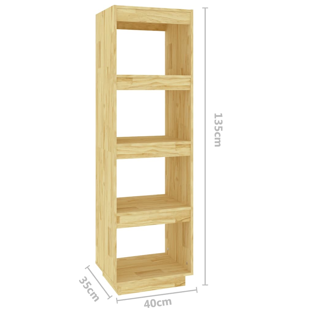 Bibliothèque/Séparateur de pièce 40x35x135 cm pin massif - XIOS