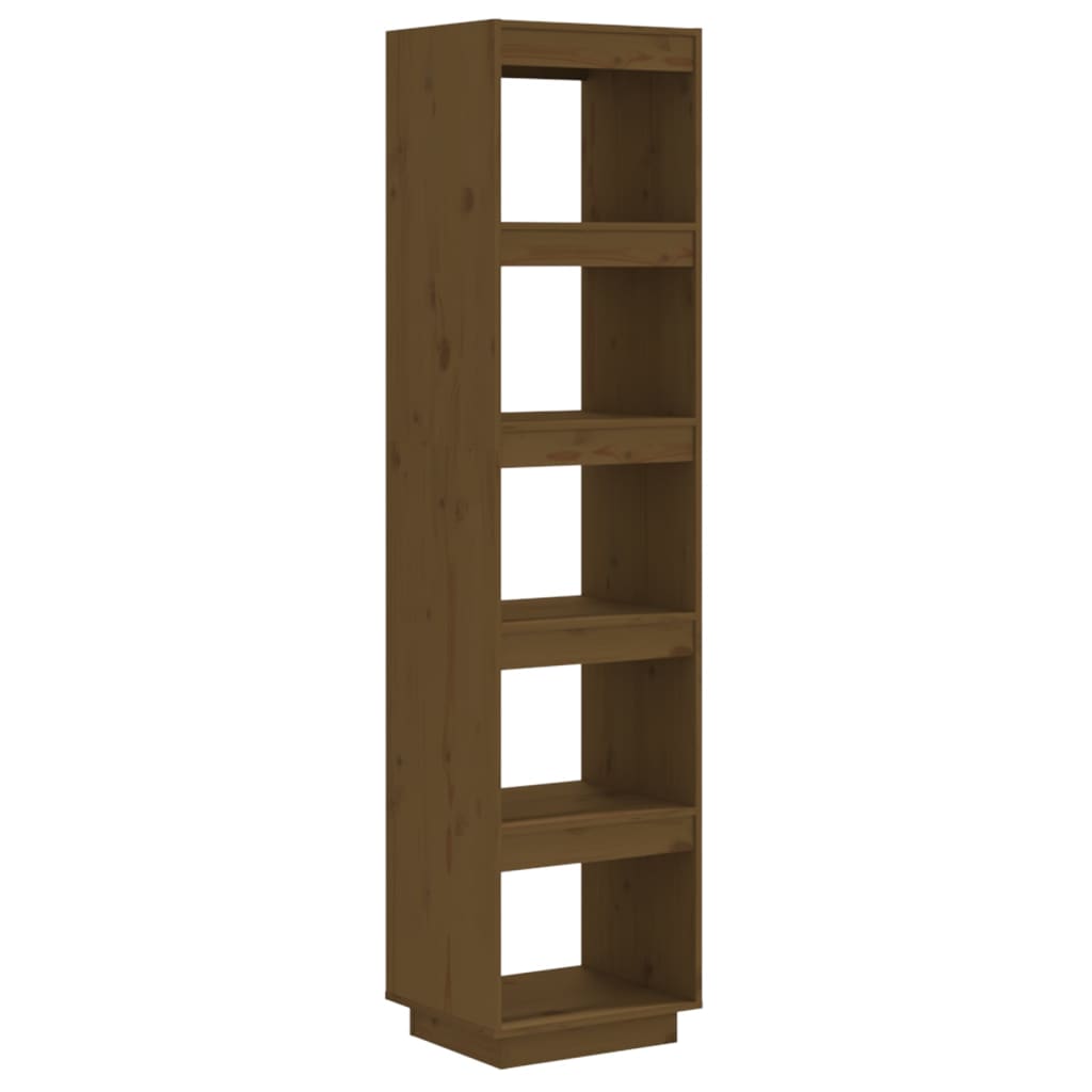 Bibliothèque/Cloison Marron miel 40x35x167 cm Pin solide - XIOS