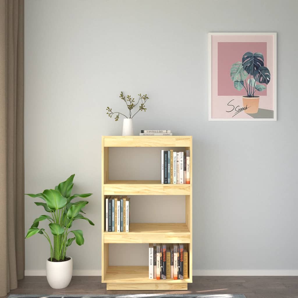 Bibliothèque/Séparateur de pièce 60x35x103 cm pin massif - XIOS